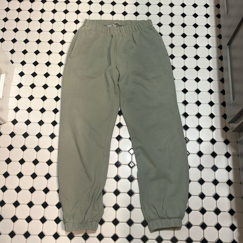 Brandy sweats. Cutest green color.